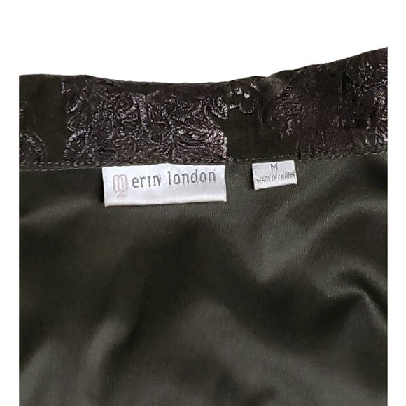 Erin London Dark Green Embosed Jacket - M - Picture 3 of 14